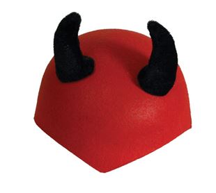Picture of DEVIL'S CAP WITH BLACK HORNS