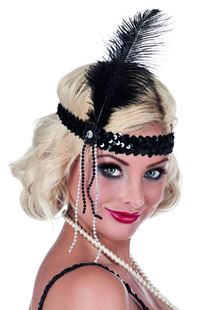 Picture of HEADBAND FLAPPER BLACK