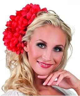 Picture of HAIR ACCESSORY DAHLIA RED