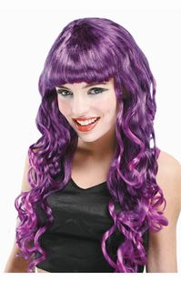 Picture of BIG CURL PURPLE WIG