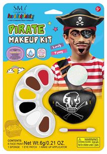 Picture of Pirate make-up set, water-based