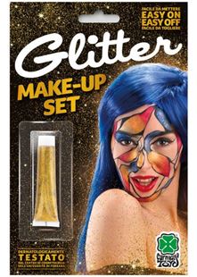 Slika od BOJA ZA LICE U TUBI   ML.20 BLISTER GLITTER ZLATNA